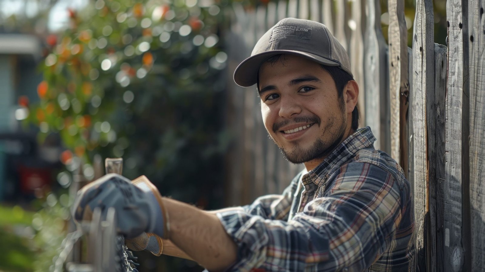 pepe en el jardín instalador sonriendo